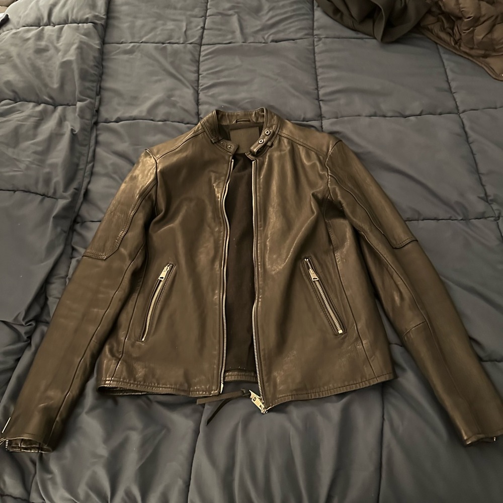 All Saints Cora Leather Jacket, Medium, Great Condition